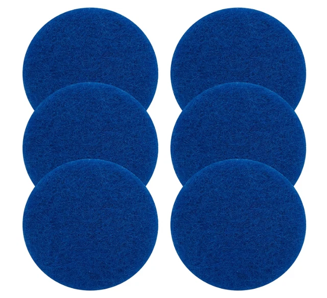 Think Crucial 6pk Replacement Aquarium Fine Filter Pads Fits Fluval FX5 & FX6