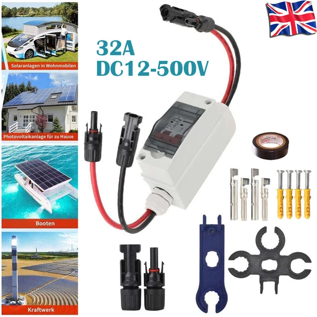 Solar Panel Rst Switch PV ISOLATOR SWITCH IP65 DC500V Disconnect Circuit Breaker For Solar ...