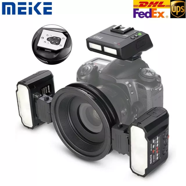 Meike MK-MT24 II Macro Twin Lite Flash with Trigger for Nikon Digital SLR Camera