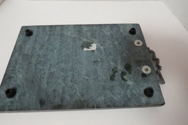 Lenox Traubengewebe dunkelgrüner Marmor Käse Schneiden Servierbrett Tablett 8 Zoll x 11,5 Zoll 10