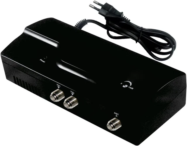 Amplificateur TV HD4K GNS 34 (VHF/UHF, DAB, FM, 30dB, 3 Entrées) – Neuf