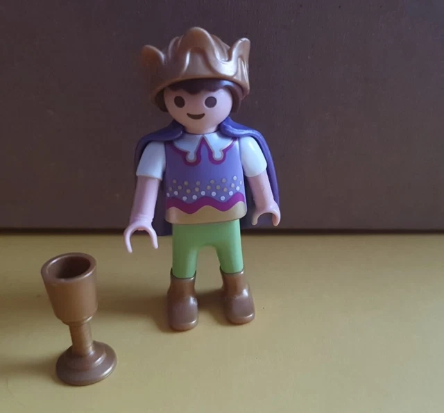 PLAYMOBIL MÉDIÉVAL VINTAGE chevalier noir tournoi château rare EUR 11