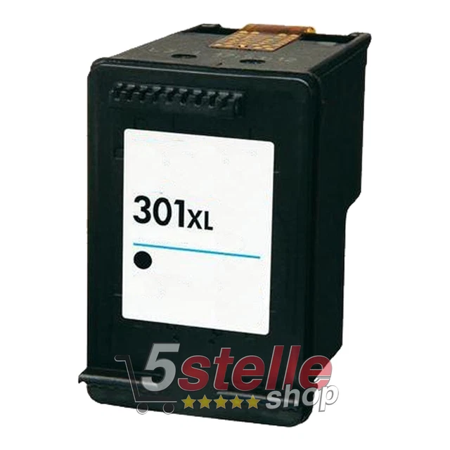 Cartuccia Nero 301Xl Per Hp Envy 4500 4502 4504 4508 5300 5530 5532 5534