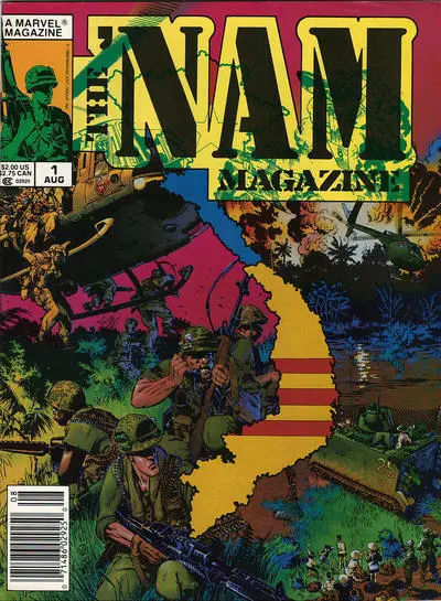 Nam Magazine, The #1 (Newsstand) VF; Marvel | Vietnam Michael Golden - we combin