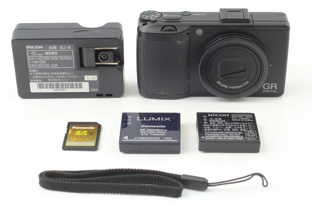10.0MP 【N MINT + Charger SD Card 】Ricoh GR Digital III Compact Camera from JAPAN 2