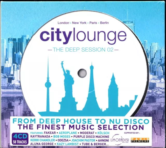 City Lounge - The Deep Session 02 - 4 Cd Compilation Neuf Et Sous Cello