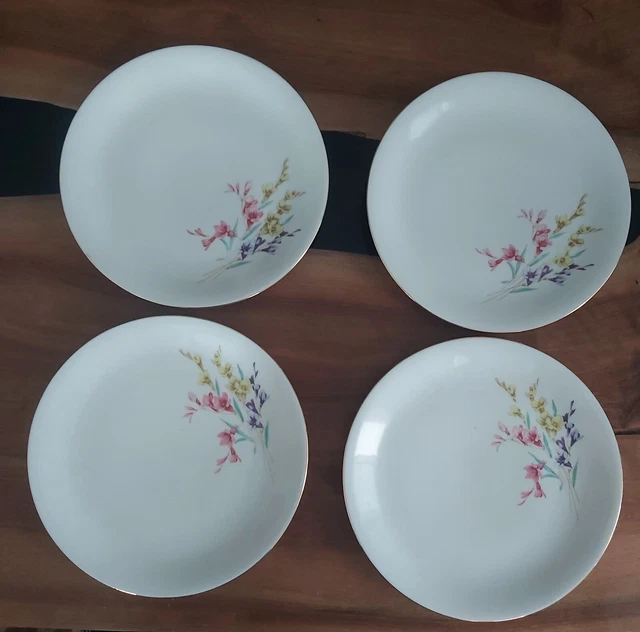 Lot De 6 Assiettes Marocaines Cocéma De Fès – Porcelaine 20cm, Très Bon état
