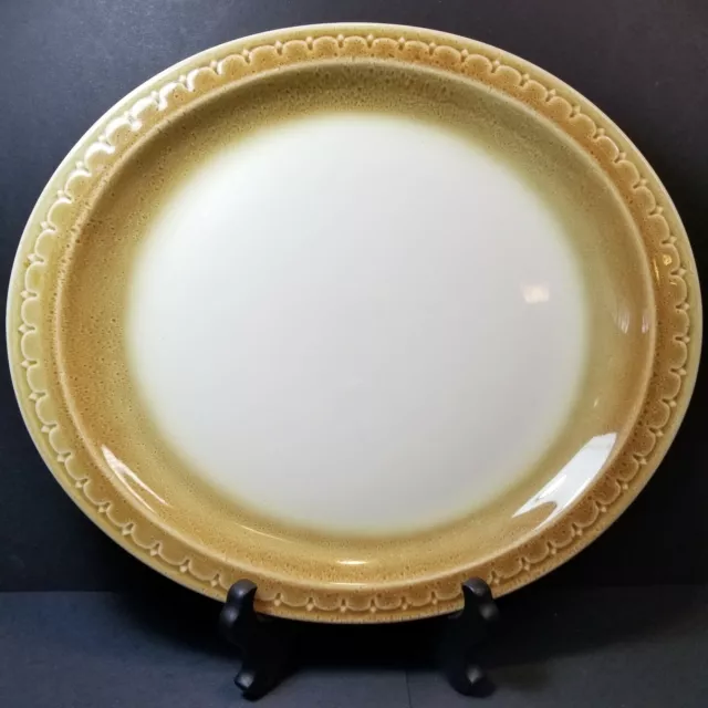 Syracuse China Econo Rim Oval Platter Cinnamon Restaurant Ware Brown Vintage