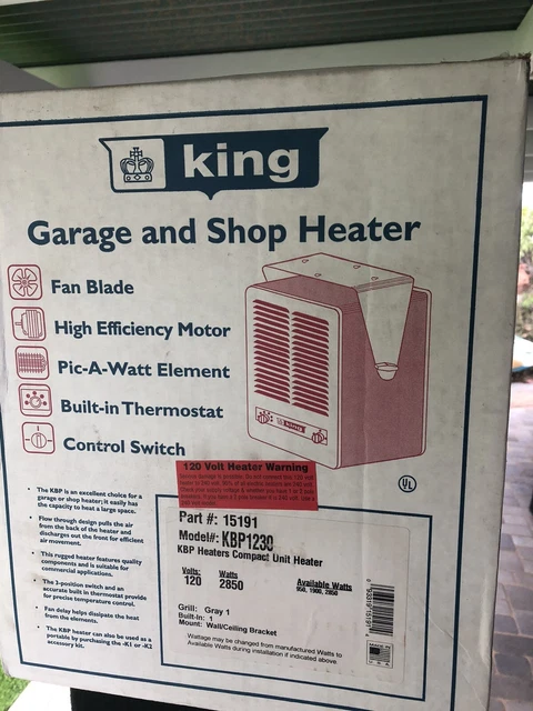KBP1230 King Electric Unit Heater