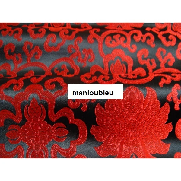 2m Brocart chinois-Chinese brocade-chinesischer Brokat-broccato-tissu satin-3