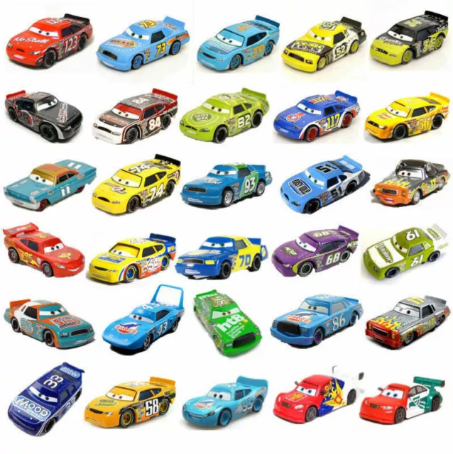 Disney Pixar Cars Diecast McQueen Sally Hudson Mater 1:55 Diecast Toys Gift AU 3