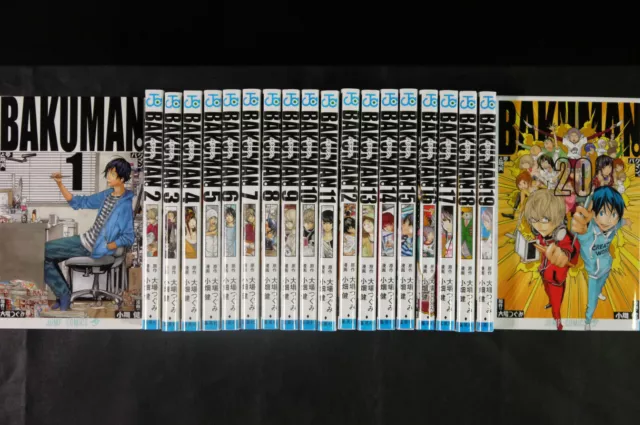Bakuman Manga Vol.1-20 Komplettset von Takeshi Obata, Tsugumi Ohba – Japan