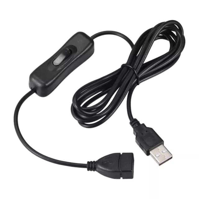 USB Câble ON/Off Interrupteur Mâle à Female 2M pour LED Bureau Bande Set2