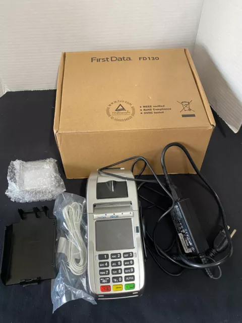 FIRST DATA FD130 CREDIT CARD TERMINAL DRE2-4w (PARTS ONLY EPP TAMPERED) B3
