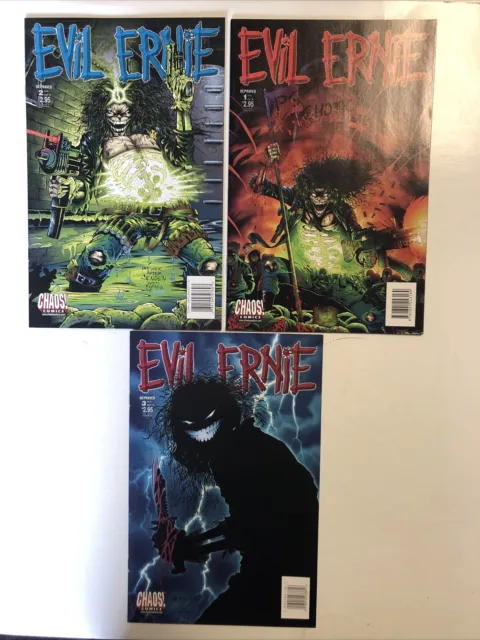 Evil Ernie Depraved (1999) #1-3 (VF/NM) Chaos Comics | Complete Set