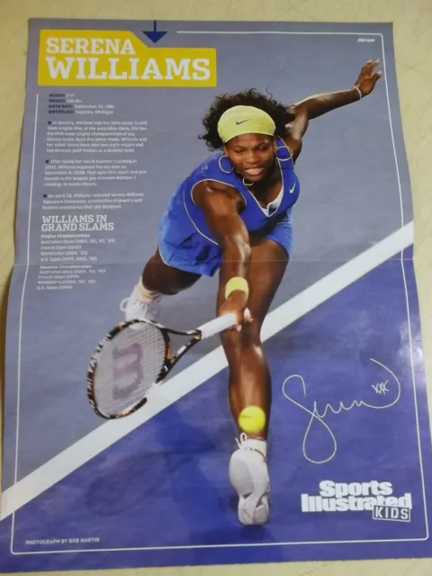 Sports Illustrated SI for Kids Poster YOU PICK 1994-2014 Serena Williams T Woods