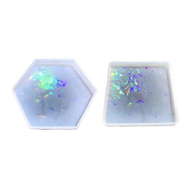Diy Crystal Tray Coffee Coaster Molds Epoxy Resin Placemat Mold Wine Tray