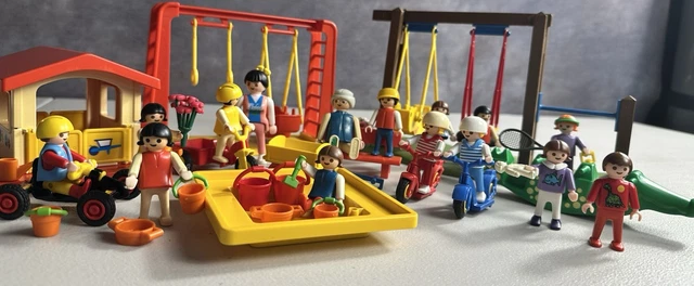 VINTAGE 1985 90S Playmobil Playground Swing Set 3552 7328 5024
