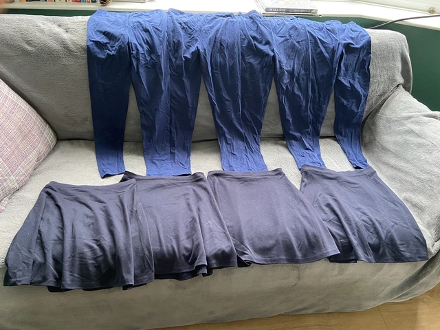 Girls School clothes bundle. Age 12. Tu. 4 leggings and 4 skirts