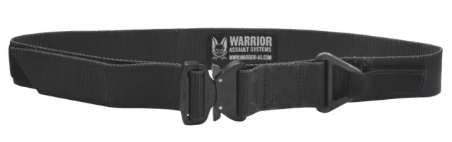 Warrior Rigger Belt mit Cobra Buckle Schwarz