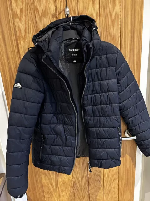 Superdry on sale coat sizes