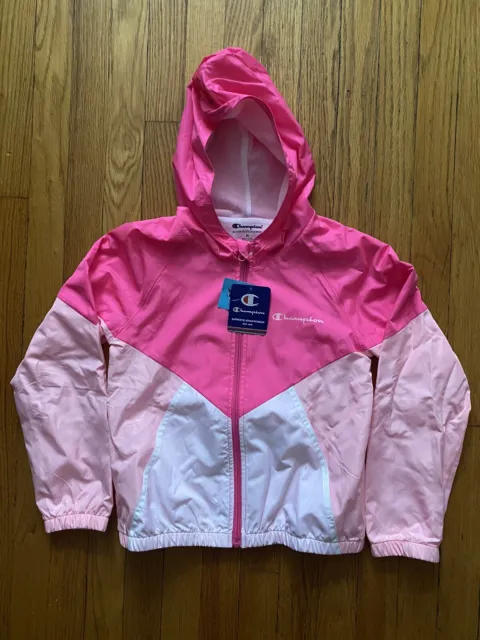 CHAMPION SIZE M GIRLS RAIN COAT PINK - New With Tags