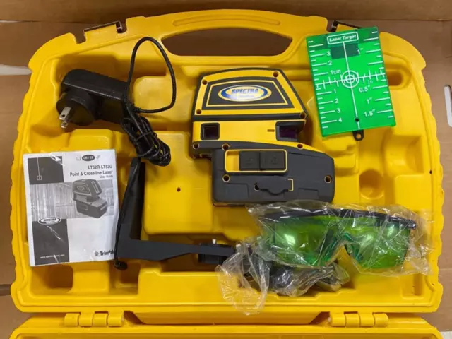 Spectra Precision Lt52G 5 Point & 2 Cross Line Green Beam Laser/ Level- Used.