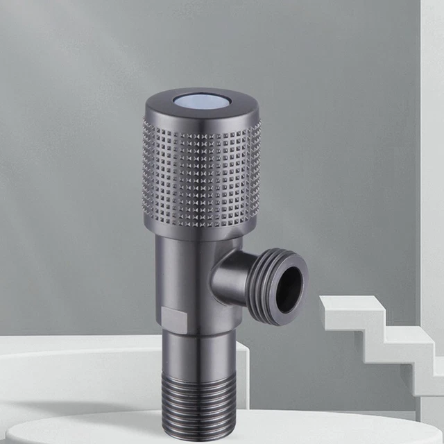 Vanne d'angle durable en acier inoxydable pour chauffe-eau pratique à utiliser