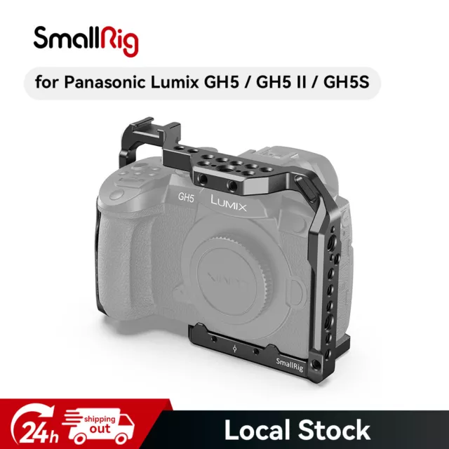 SmallRig GH5 GH5S Full Cage for Panasonic Lumix Camera and DMW-XLR1 CCP2646