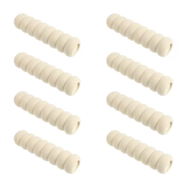 8Pcs Foam Door Handle Covers Guard Beige for Home Office-RO