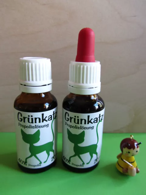 40% Propolis Lösung Tinktur Tropfen 20ml Pipetten Flasche Deutsche Imkerqualität