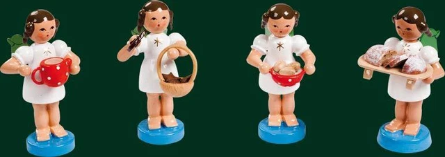 BIUDECO - 18 Petits Anges Mignons En Résine à Coller - Déco Téléphone, Album Photo, Bijoux DIY - Figurines Anges Miniatures