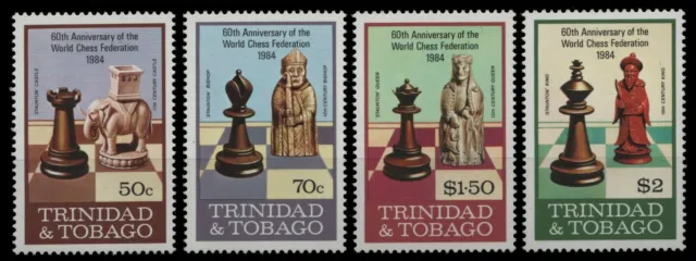 Trinidad & Tobago 1984 - Mi-Nr. 495-498 ** - MNH - Schach / Chess