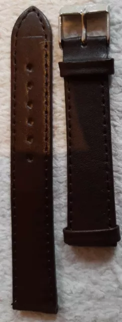 Bracelets de montre homme cuir véritable 18 noir et 17 marron 2