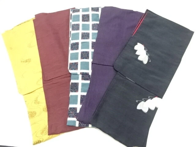 45058# Japanese Kimono / Antique Kimono / Set Of 5