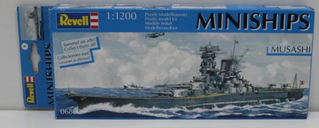 Maqueta Revell Miniships 06809 Musashi Escala 1/1200