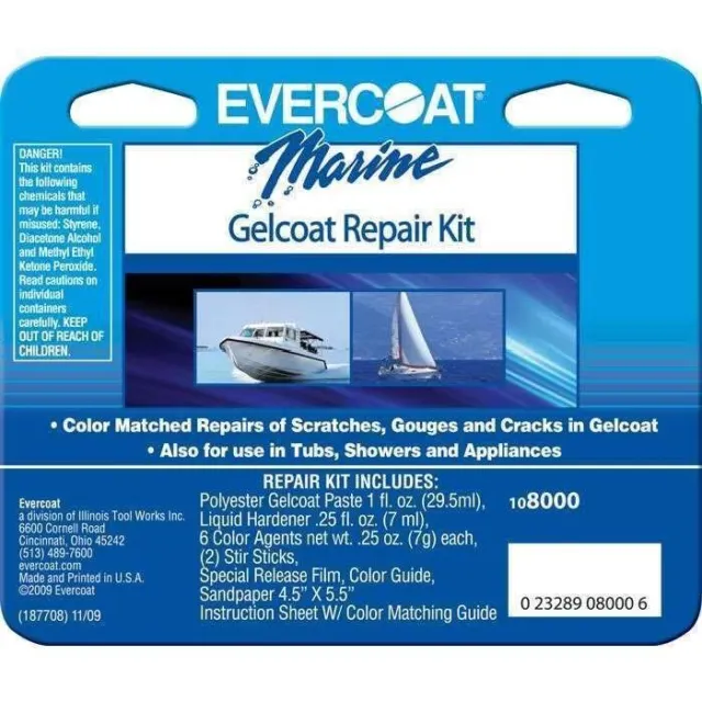 Evercoat Kit-Gel Coat Repair #108000