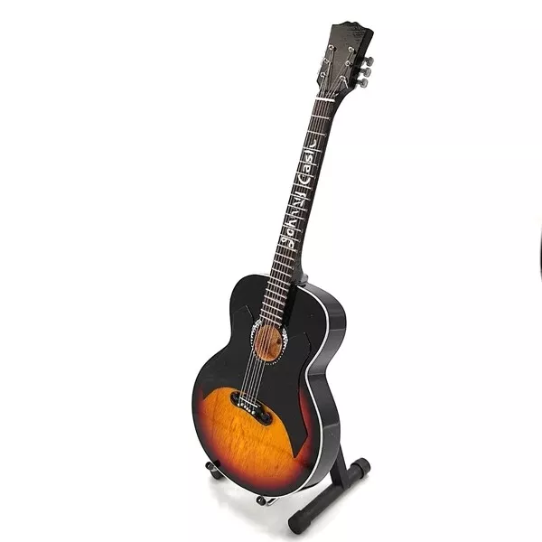 Jhonny Cash Tribute Chitarra Acustica in miniatura - Mini Guitar - Mini Guitarra
