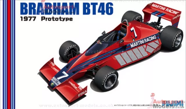 1/20 1977 Martini Brabham BT46 Surface Cooler spec scale model kit by Fujimi