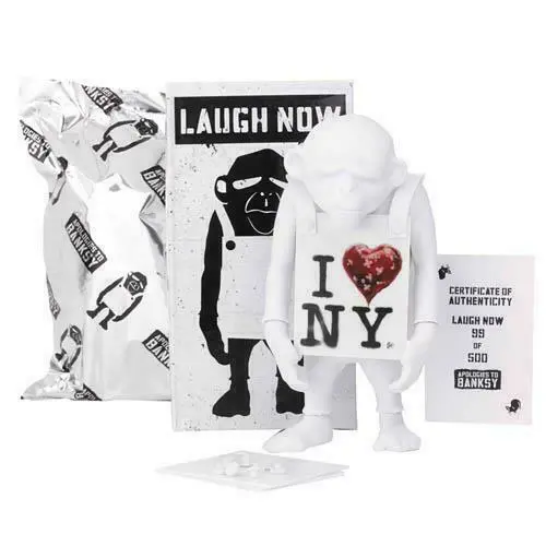 Original Apologies to Banksy Limited Edition Laugh Now NY Sold Out not invader