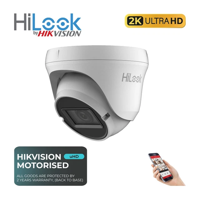 HIKVISION HILOOK 5MP Turret Dome Camera 4In1 Motorised VariFocal Ip67