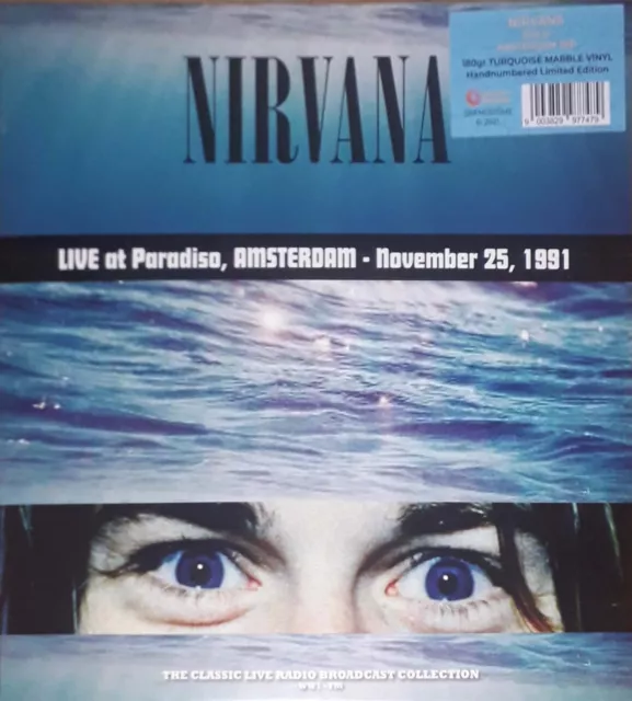 NIRVANA - LIVE At Paradiso 1991 (LP) Vinile Nuovo Sigillato Limited Copia  9/300 EUR 33,99 - PicClick IT