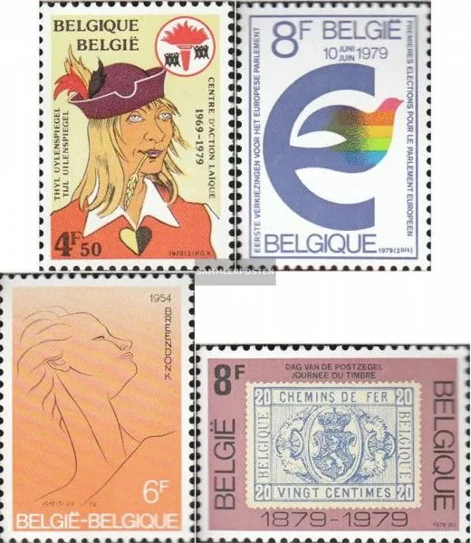 Belgien 1975,1976,1980,1981 (kompl.Ausg.) postfrisch 1979 Sondermarken