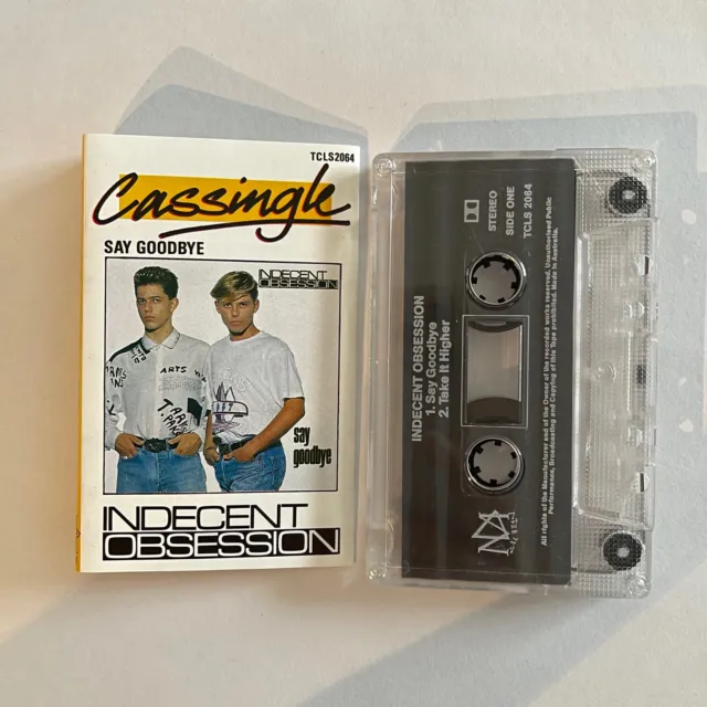 Say Goodbye ~ INDECENT OBSESSION Cassette Tape Single (Cassingle)