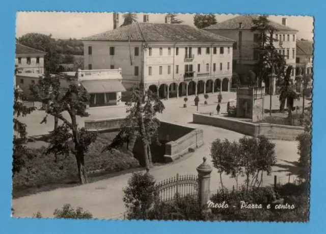 Meolo Venezia Piazza E Centro  Viaggiata 1954