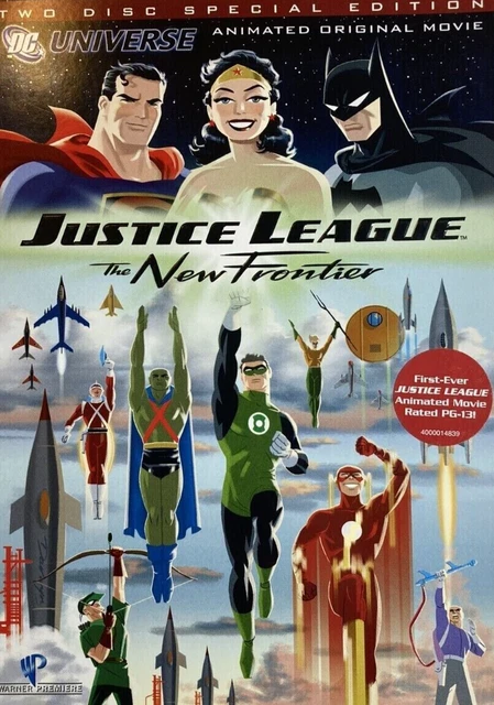 JUSTICE LEAGUE THE New Frontier DVD 2 Disc Set - DC Animated Movie ...