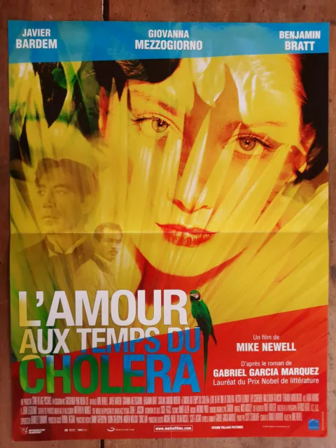 Poster L'Amour Of Time Of Cholera Mike Newell Javier Bardem 15 11/16x23 5/8in