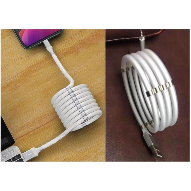 Cavo Usb Lightning Da 8 Pin Da 100Cm Con Magneti - Per Iphone 5 - Iphone 6 - Iph