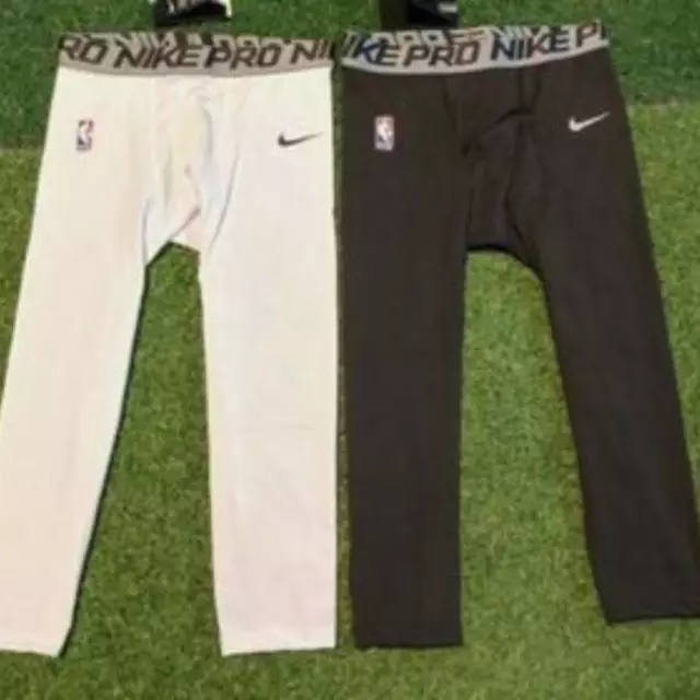 NIKE PRO COMBAT NBA 3/4 COMPRESSION PANTS Player Issued Mens 4XL AT9764-010  Rare $99.99 - PicClick