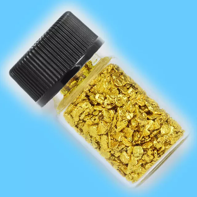 1 Gram Alaska Natural Gold Nuggets in BOTTLE - Alaskan TVs Gold Rush (#130-B14)